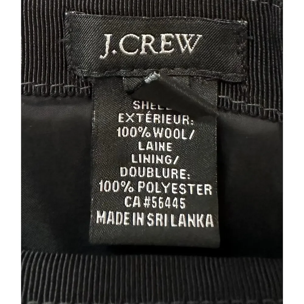 J. Crew Double Serge Pure Wool No 2 Pencil Skirt Gray 47314 Size 6